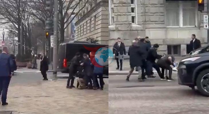 АҚШ-та Әлиевке қарсы арандатушылық әрекет! Оқиға сәттері камерада