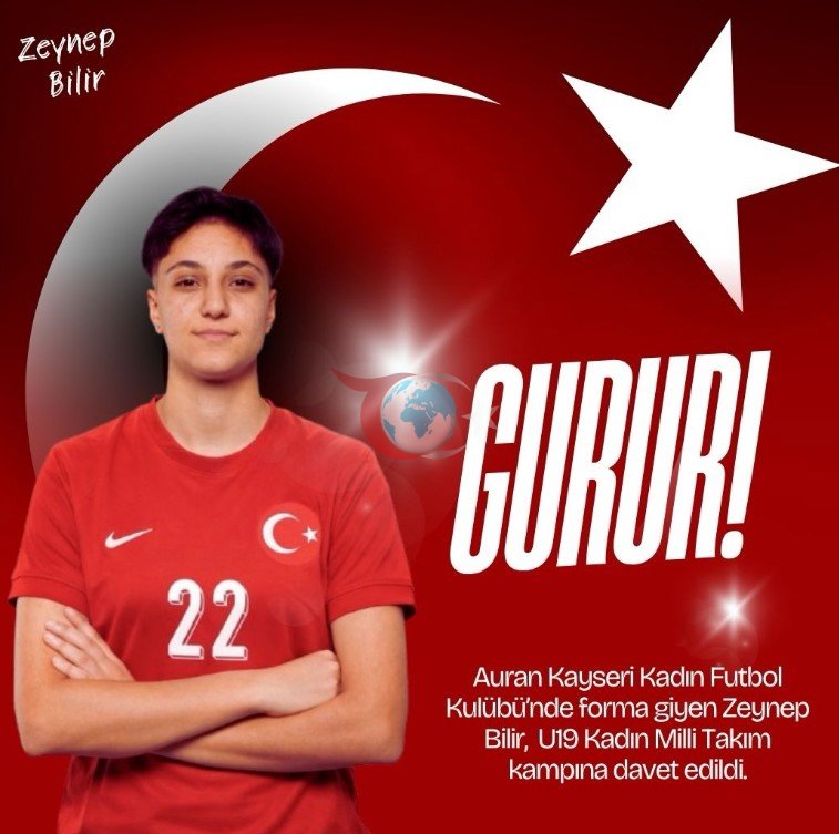 Zeynep Bilir, U19 Kadın Millî Takımı Kadrosuna Çağrıldı