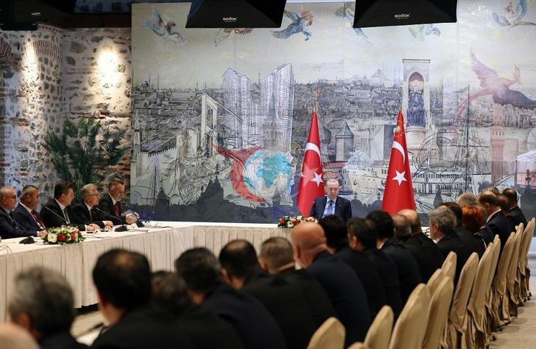 Cumhurbaşkanı Erdoğan, ASKON Yönetim Kurulu üyelerini kabul etti