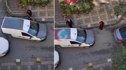 Kadıköy’de park yeri kavgası! 'Burası benim evimin önü'