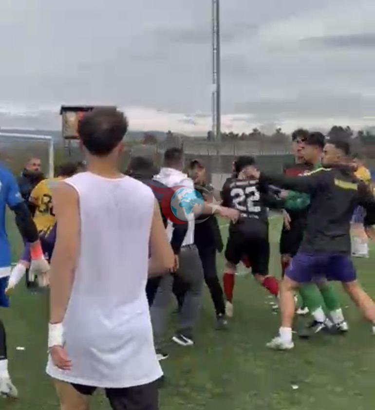 Amatör maçta kavga: 1 yaralı