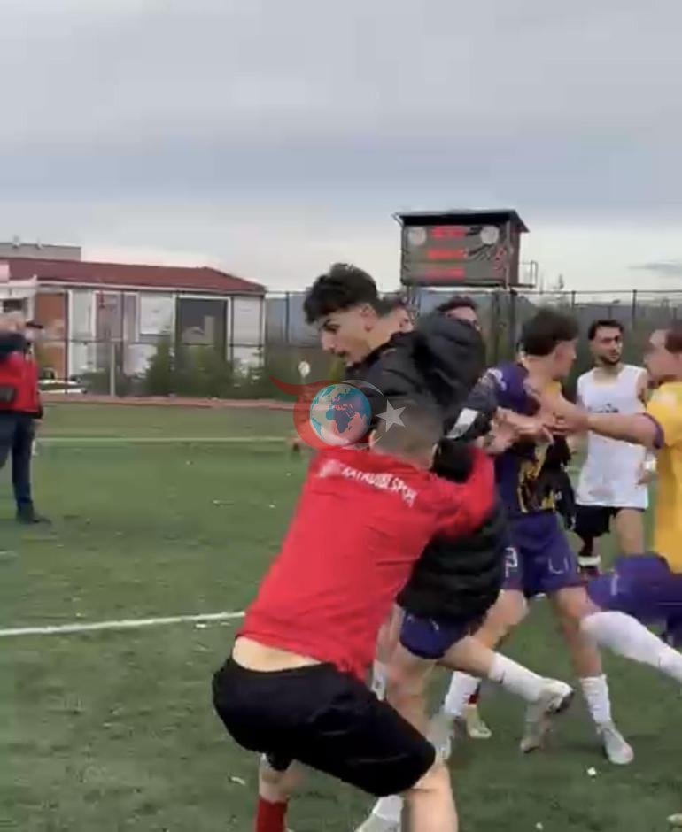 Amatör maçta kavga: 1 yaralı