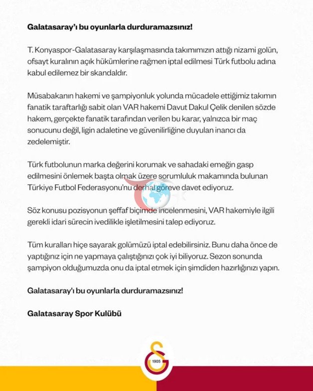 Galatasaray'dan maç sonu paylaşım: Bu oyunlarla durduramazsınız! - Resim: 0