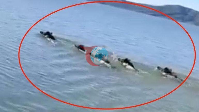 Barajın ortasında sıra dışı sürü Balıkçı şaşkına döndü, telefona sarıldı