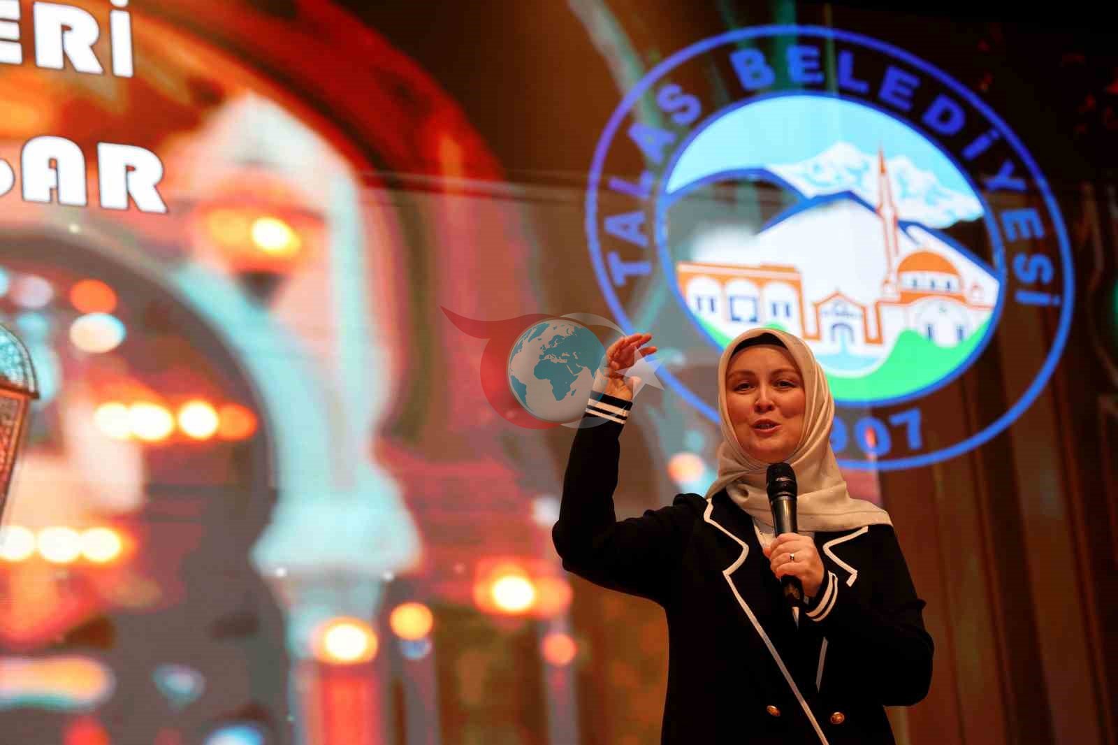Talas&rsquo;ta Ramazan coşkusu Hatice Kübra Tongar Söyleşisi ile sürdü
