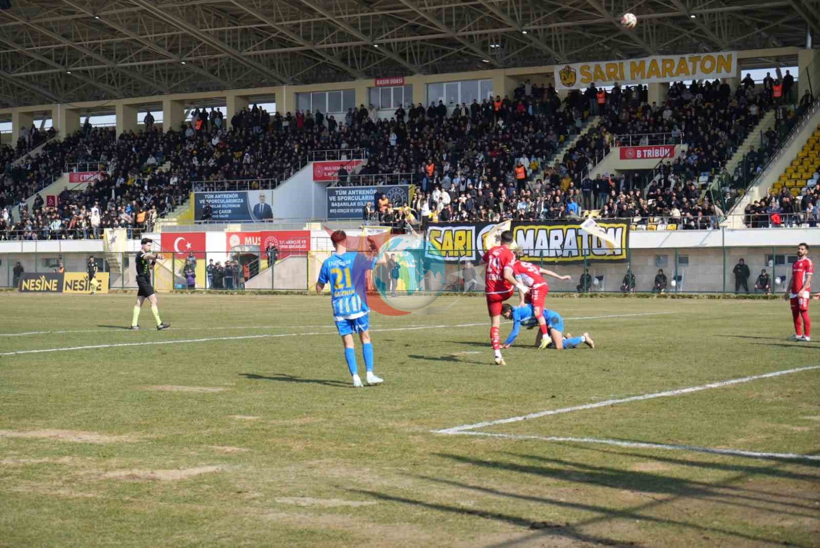 TFF 2. Lig: Muş Spor Kulübü: 1 - 68 Aksaray Belediyespor: 1