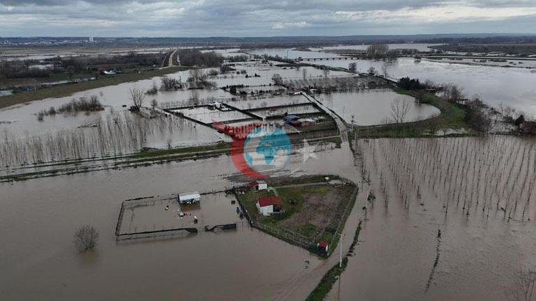 Edirne’de taşkın tehlikesi: Tunca’da kırmızı, Meriç’te turuncu alarm