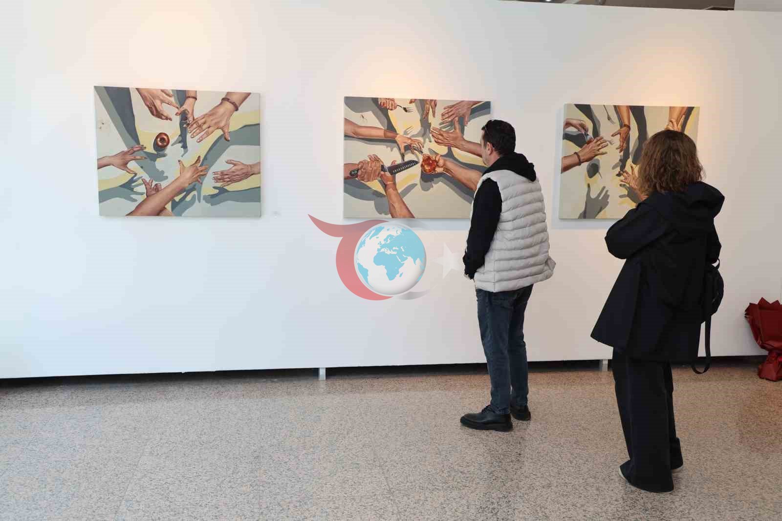 Küçükçekmece&rsquo;de Zemin ve iz derindeki ses&rsquo; sergisi açıldı