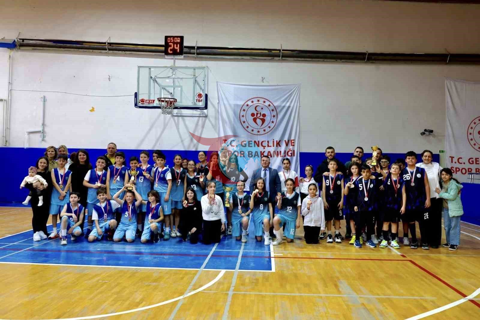 Bilecik&rsquo;te Küçükler Basketbol Müsabakaları tamamlandı