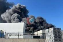 Manisa'da oyuncak fabrikasında yangın