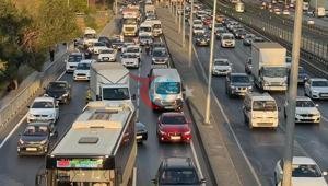İstanbul’da sabah trafiği Anadolu Yakası’nda yoğunluk yüzde 76’ye çıktı
