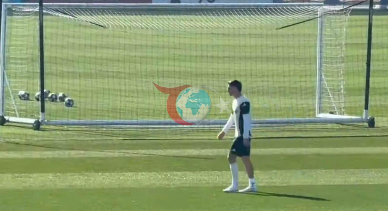 Kenan Yıldız son taktik antrenmanda takımla çalıştı