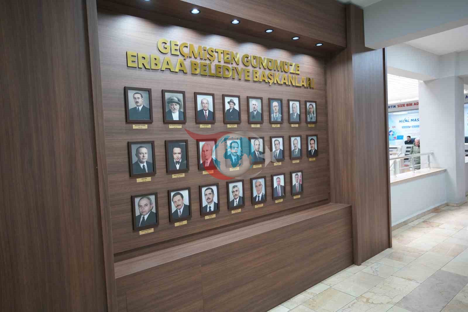 Erbaa Belediyesi&rsquo;nin yönetim tarihi tek panoda toplandı