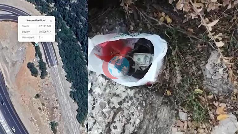 Boş araziye poşet içinde servet bıraktı Antalyada akılalmaz olay