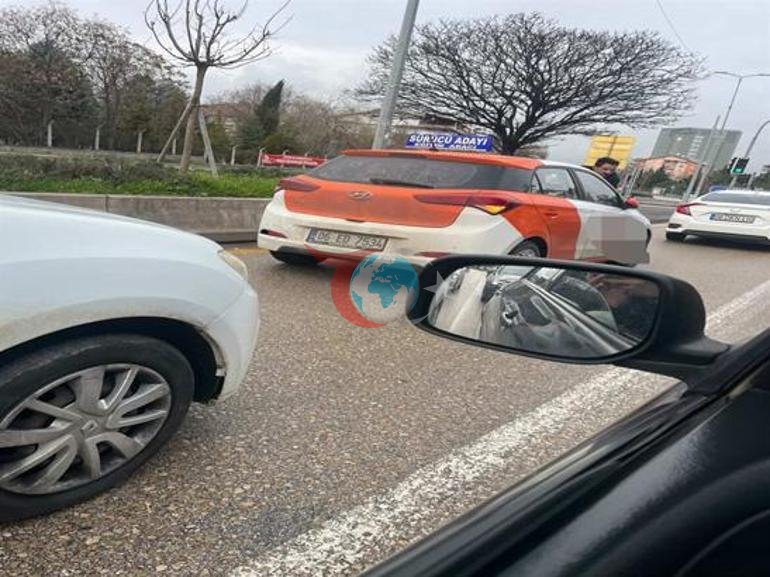 Kaput üstünde 20 kilometre: Polis durdurdu ve kurtuldum