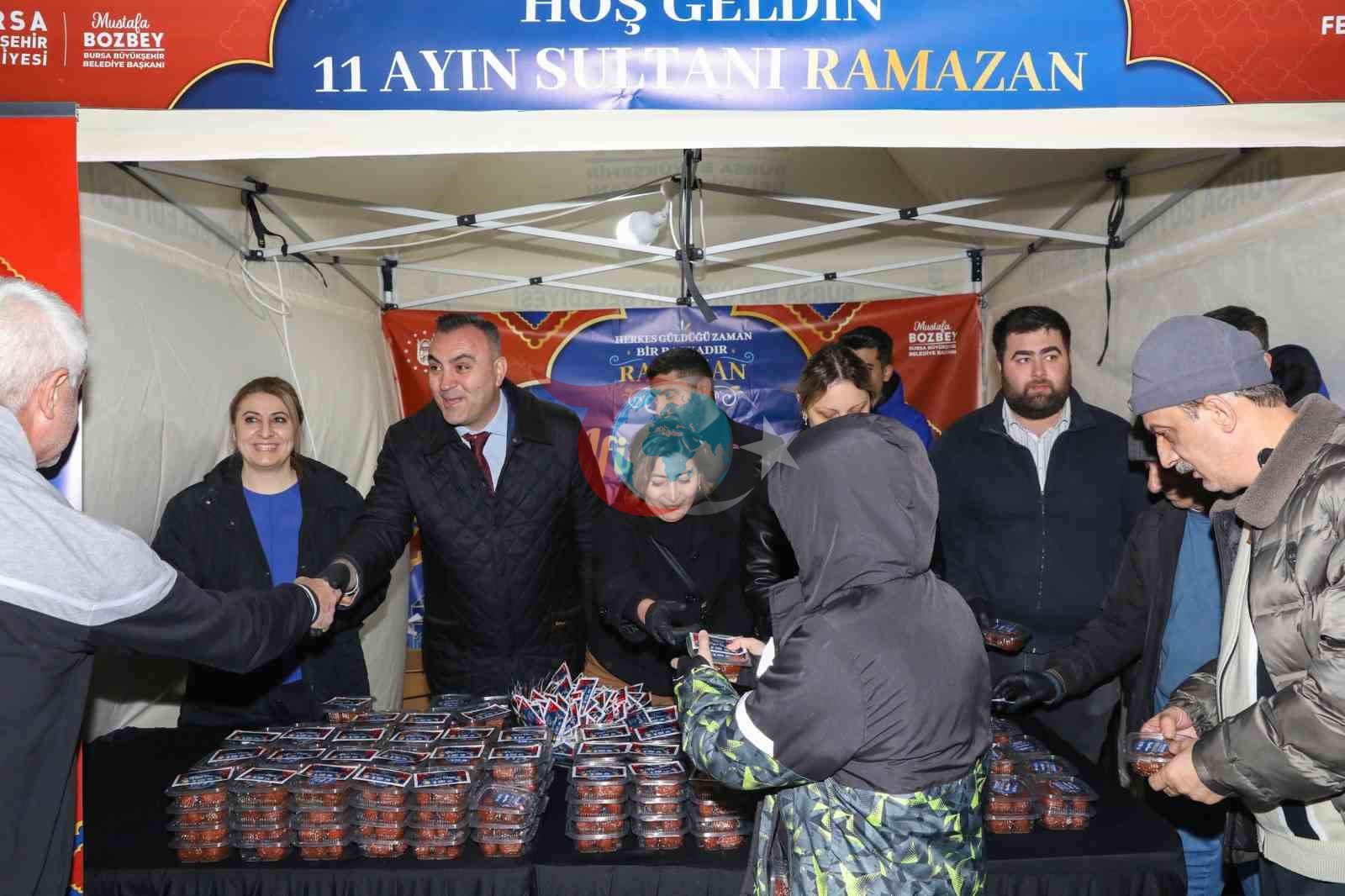 Bereket sofrası Yıldırım’da kuruldu