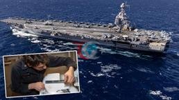 Dünyanın en büyük uçak gemisinde tuvalet krizi! İran'a operasyon için gelen 4 bin personel isyanda