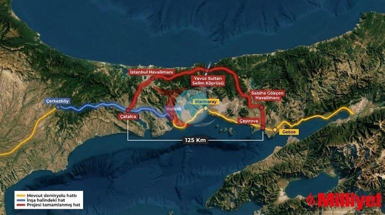 İstanbula mega demiryolu geliyor İşte projenin geçeceği ilçeler