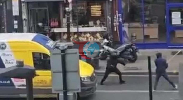 Aksiyon filmlerini aratmayan anlar Palalı soygunculara süpürgeli müdahale