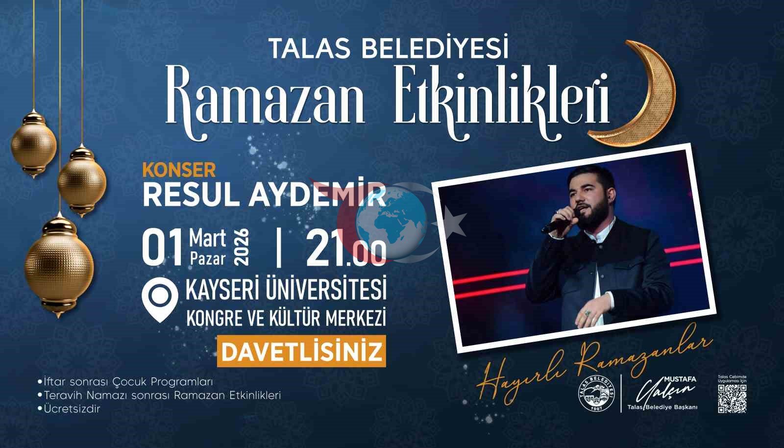 Talasโฤฑn Ramazan etkinliklerinde bu hafta sonu