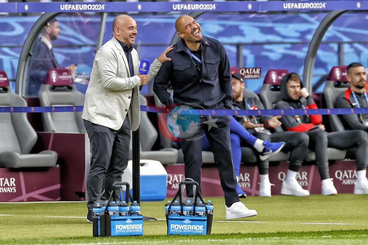 Wesley Sneijder, Euro 2024'te bir röportaj esnasında.