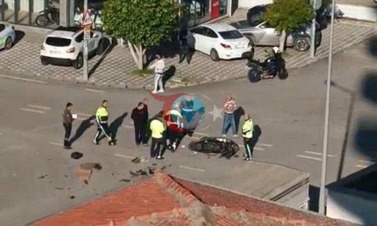 Kavşakta feci çarpışma 16 yaşındaki motosiklet sürücüsü Defne Su hayatını kaybetti