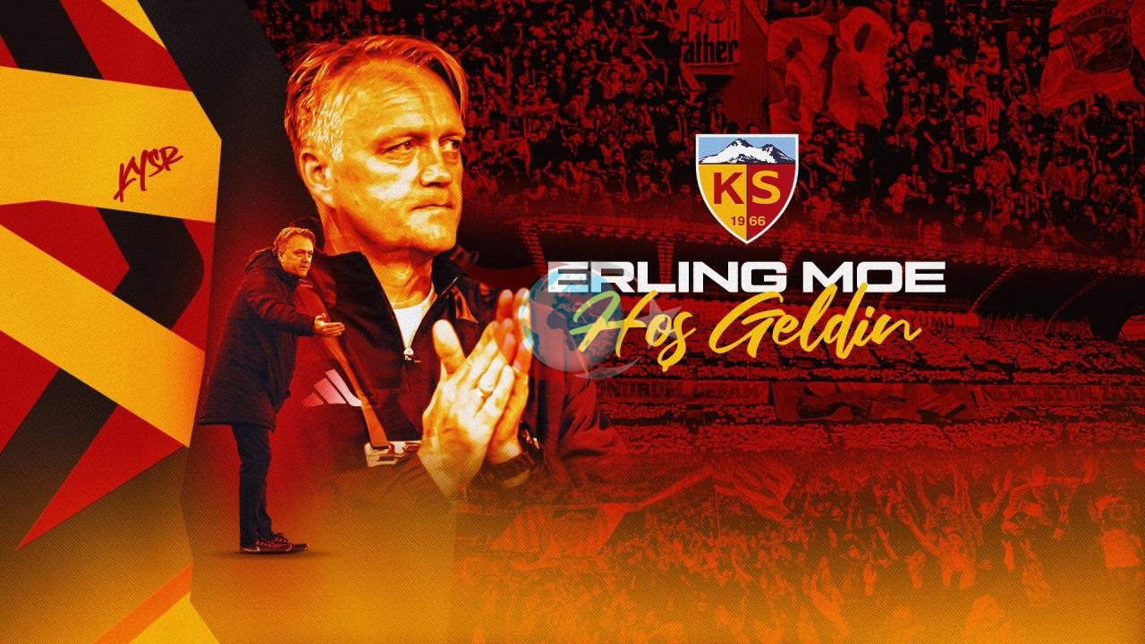 Kayserispor, Erling Moe'yu duyurdu.