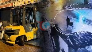 Forkliftle kuyumcuya girdi, eşekle kaçtı Altınları sakladığı yeri itiraf eti