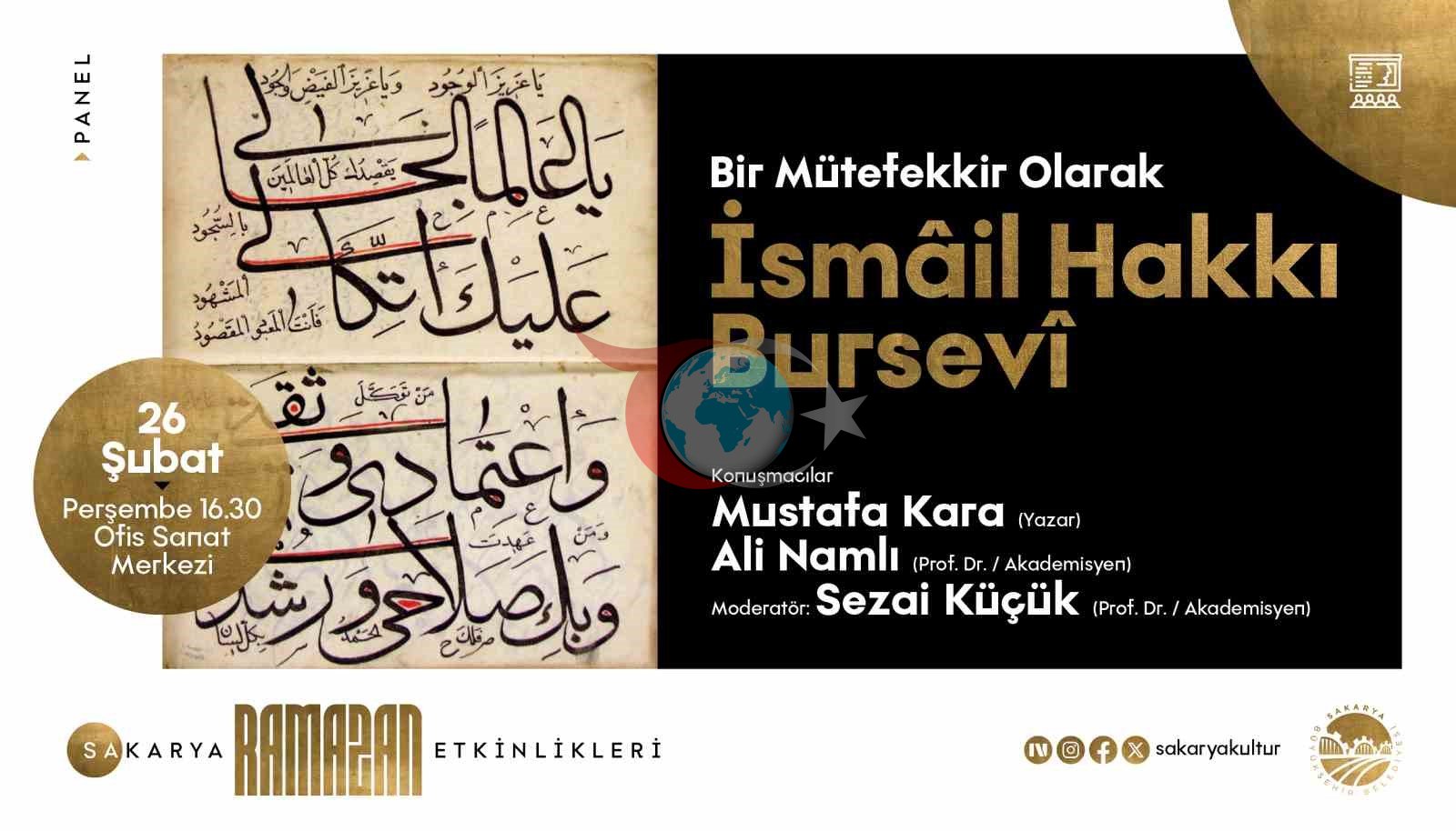 Sakarya'da Bursevi'nin Kaleminden Sergisi Başlıyor