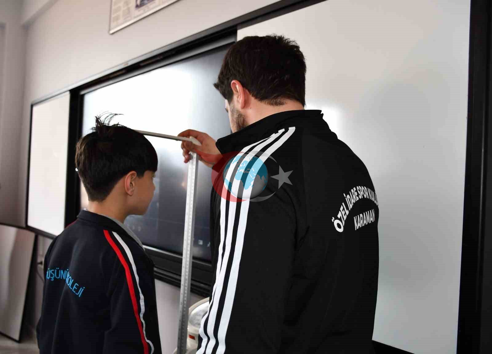Karaman&rsquo;da kürek sporu için okullarda yetenek taraması yapıldı