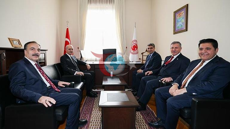TBMM Başkanı Kurtulmuş, siyasi parti gruplarına yaptığı ziyaretleri AK Parti ile sonlandırdı
