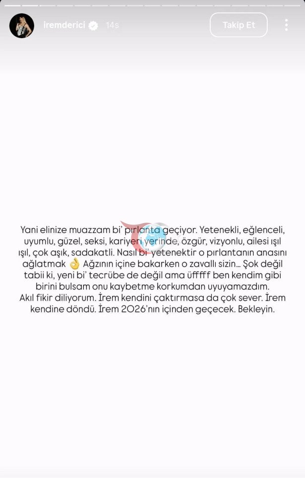 İrem Derici nişanlısını takipten çıktı yaptığı paylaşım olay oldu