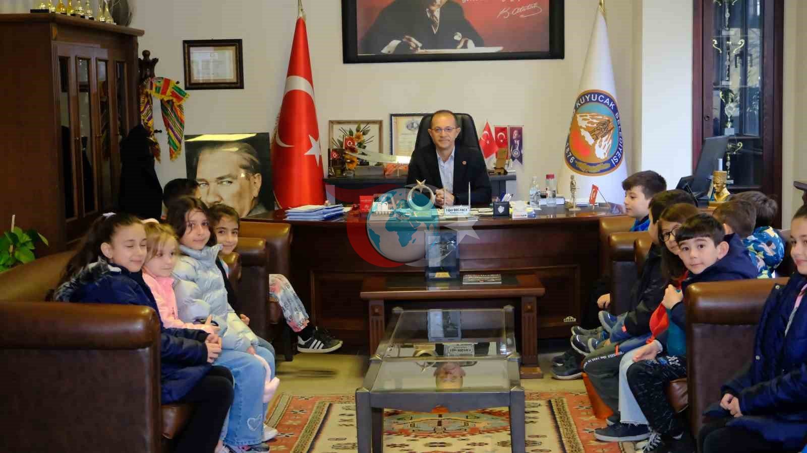 Başkan Doğanca minikleri belediyede ağırladı