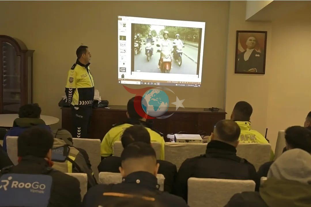 Kırklareli&rsquo;nde motokuryelere güvenli sürüş eğitimi