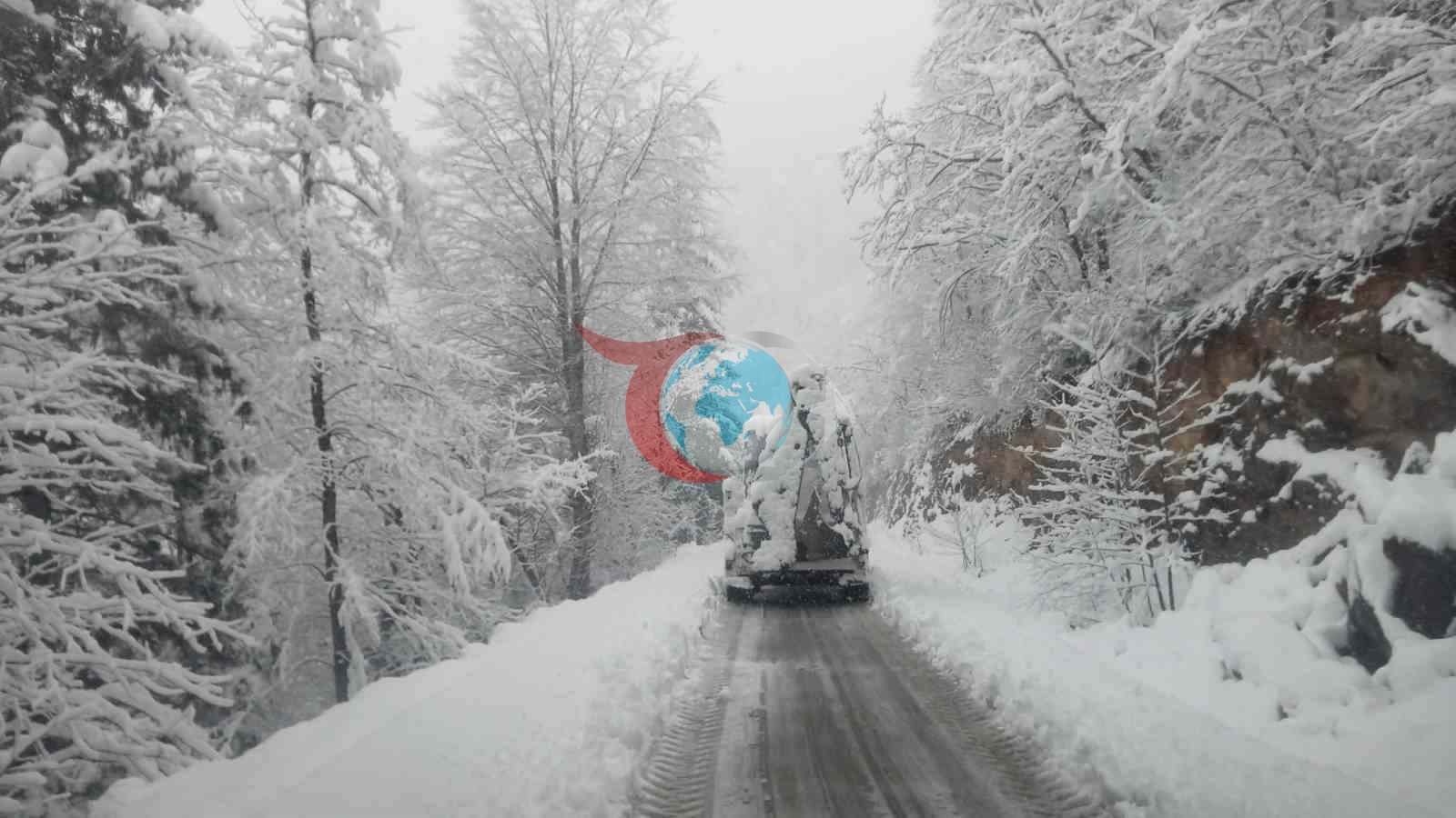 Trabzon’da 19 mahalle yolu kar nedeniyle ulaşıma kapandı