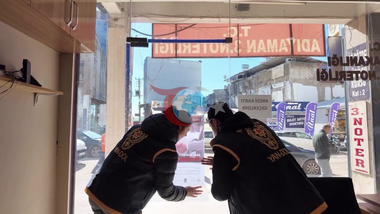 Noterliklerde araç alım-satım dolandırıcılığına karşı bilgilendirme yapıldı
