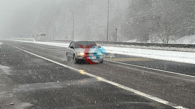 Sürücüler dikkat Bolu Dağı’nda kar alarmı