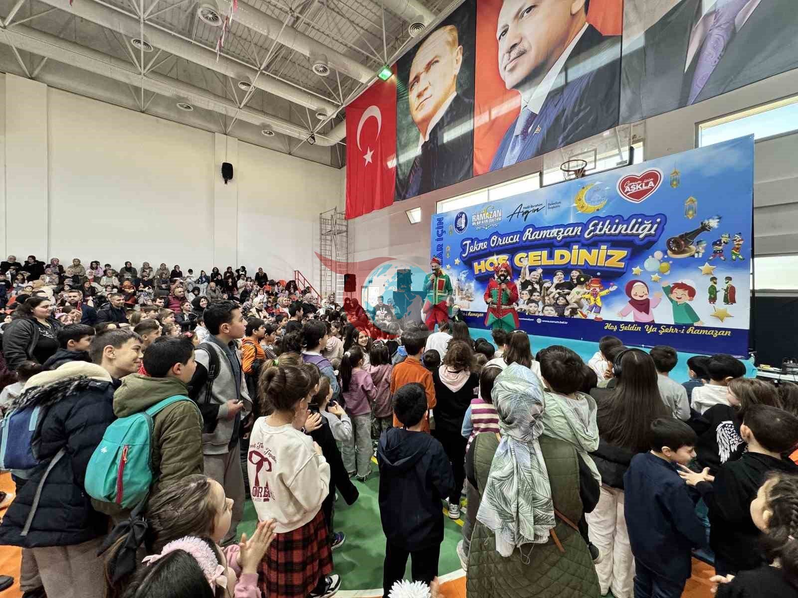 Çorum Belediyesi&rsquo;nden çocuklara 