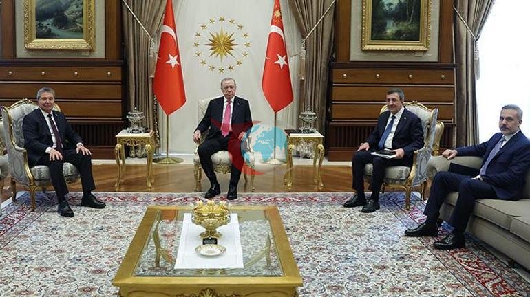 Cumhurbaşkanı Erdoğan, KKTC Başbakanı Ünal Üsteli kabul etti