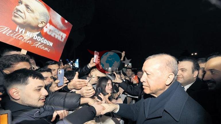 Erdoğan’a 72. yaşa özel kutlama