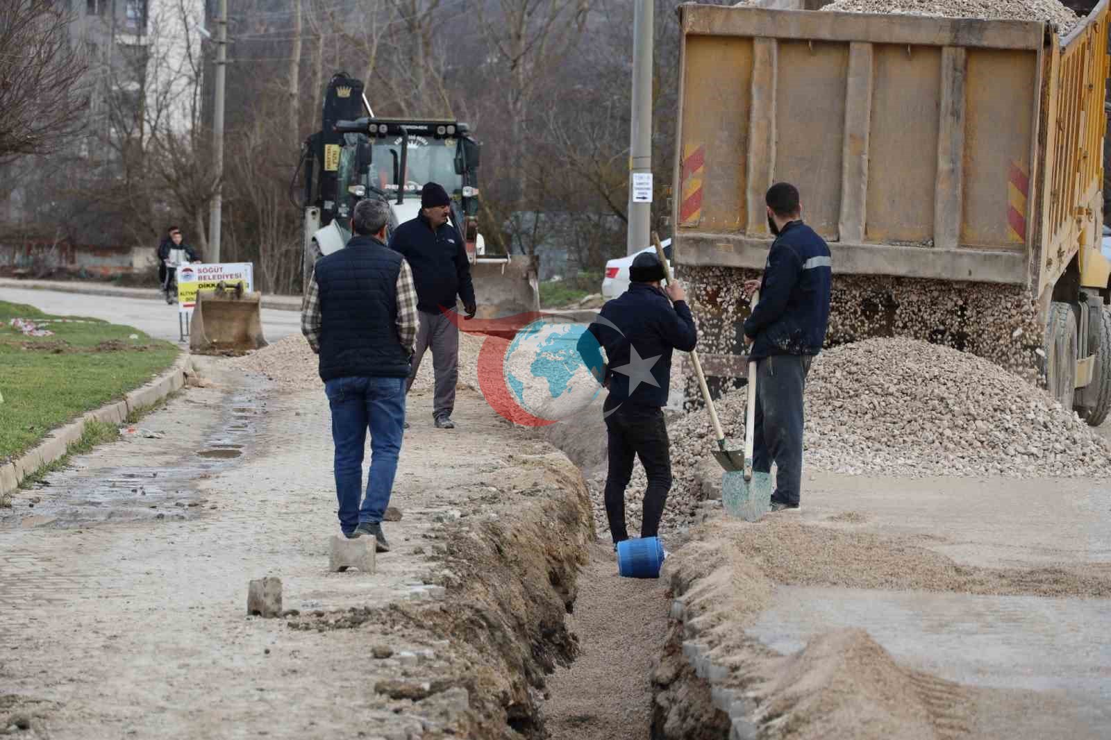 Söğüt’te alt yapı çalışmaları aralıksız sürüyor