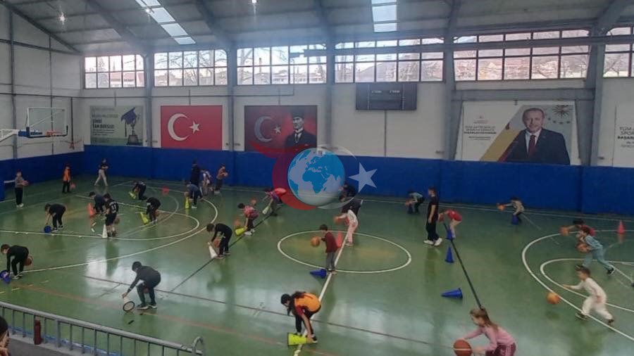 Bilecik&rsquo;te basketbol okullarında disiplinli antrenmanlar sürüyor