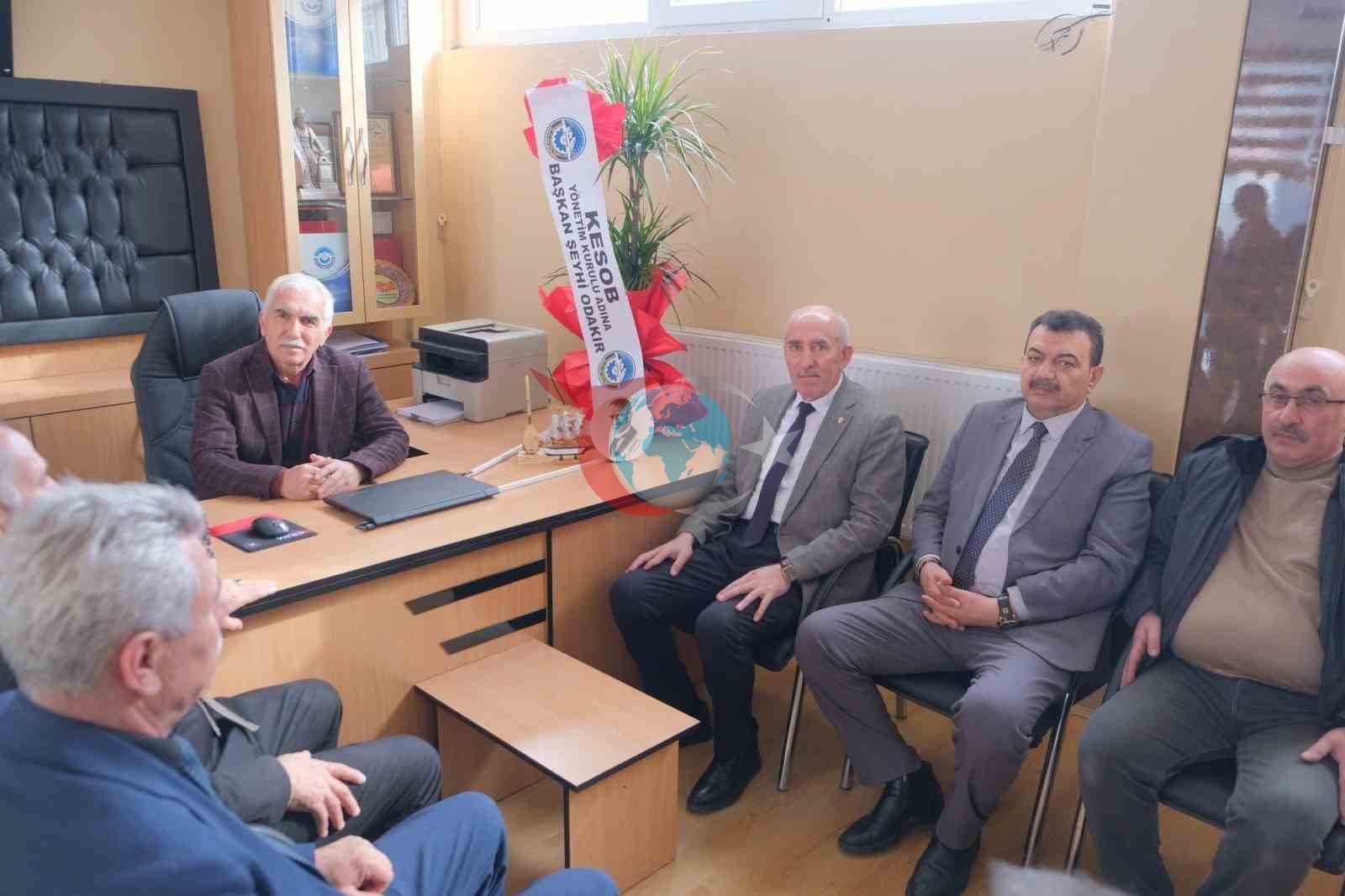 KESOB’dan Tomarza Esnaf Odası’na hayırlı olsun ziyareti