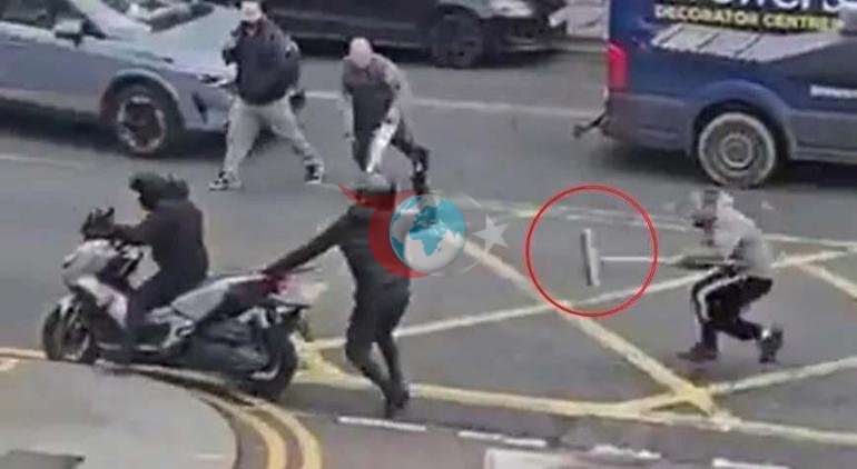 Londra’da Türk kuyumcusuna pala ve balyozlu baskın Soygunculara süpürgeli müdahale