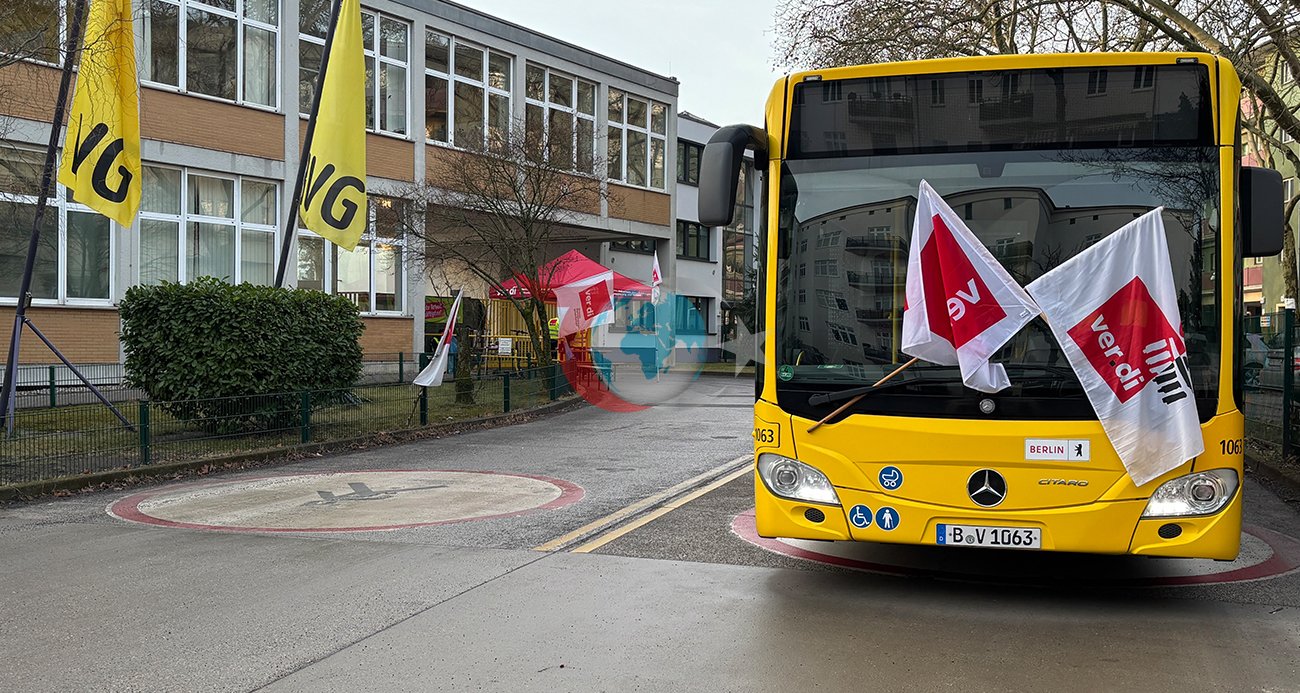Almanya’da Ulaşım Çalışanları 48 Saatlik Grevde
