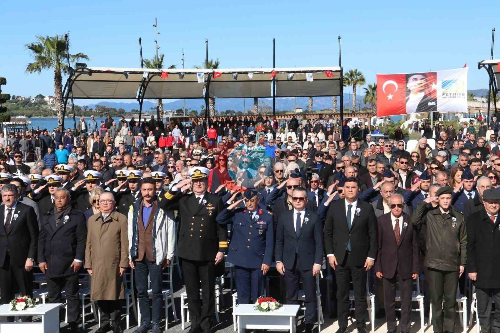 Fethiye’de Şehit Fethi Bey, 112. Şehadet Yılı’nda anıldı
