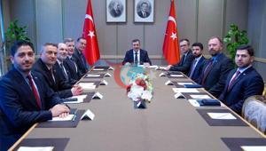 Cevdet Yılmaz, American Turkish Business Roundtable üyeleriyle görüştü