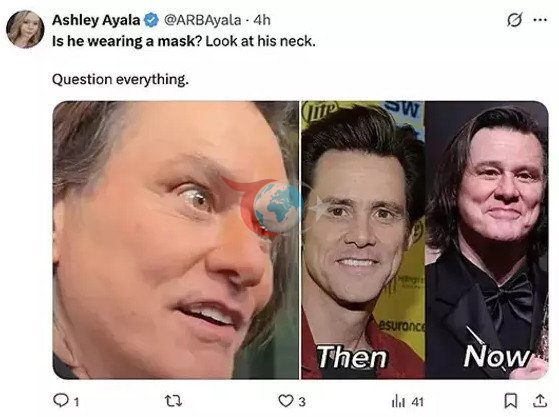 Jim Carrey tanınmaz hale geldi