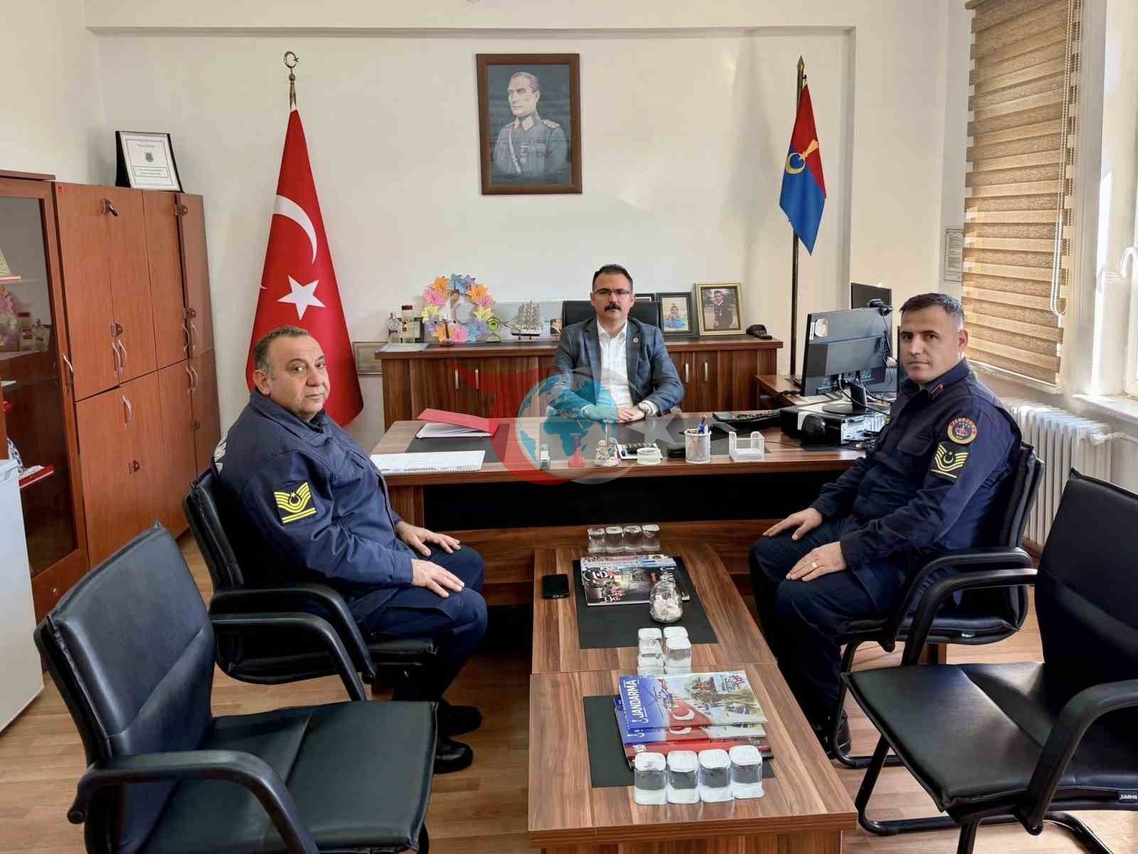 Kaymakam Ateş, İlçe Jandarma personeliyle buluştu