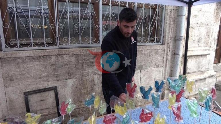 Sivas’ta ramazan geleneği Horoz şekerleri yeniden tezgahlarda